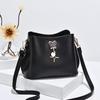 Trendige Damen-Eimerhandtasche aus weichem Leder 2025 - Großes Fassungsvermögen, Vielseitige Schulter- und Umhängetasche