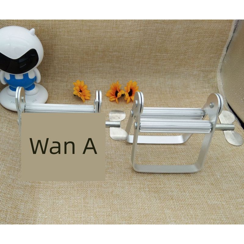 Toothpaste Gadget Squeezing Machine Tools Manual Metal Squeezer Hair Dye Cream Pigment Toothpaste Clip Stainless Steel
