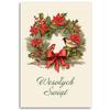 Canvas Print, Merry Christmas Garland