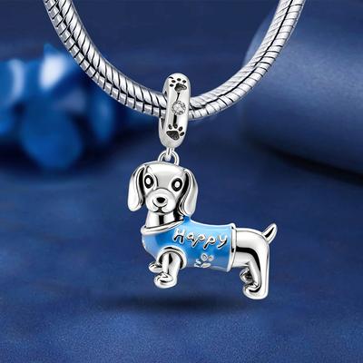 Copper Sausage Dog Pumpkin Bear Unicorn Animal Series Bead Fit Diy Bracelet Making Gift Of High Quality Jewelry