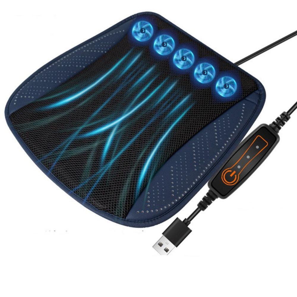 Fast Blowing USB Fan Blowing Seat Cushion Car Ventilated Seat Cushion Office Chairs