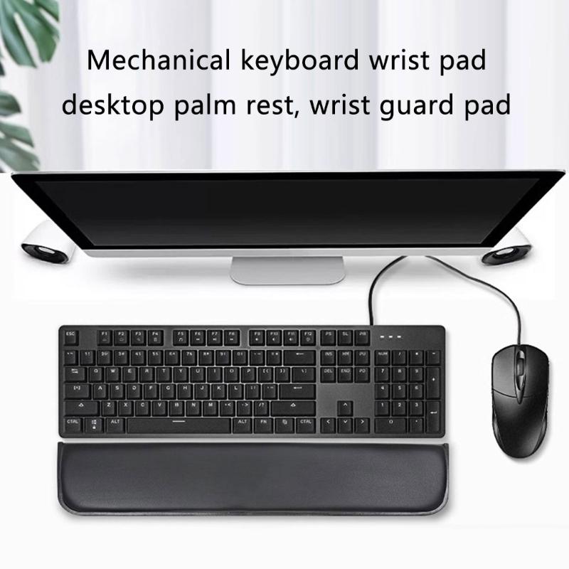 Wrist Cushion Comfortable Slip Resistant Base for Office Desks Home Computer Tables and Gaming Stations Prolonged Typing