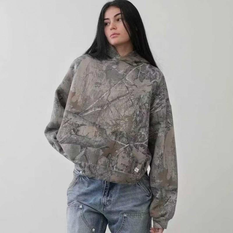 2026 Unisex Camo Hooded Sweatshirt Streetwear