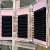 Matte Black Individual Velvet Eyelash Extensions Cashmere Volume Lashes Tray 5-25mm Easy Fan Lash Extension Supplies
