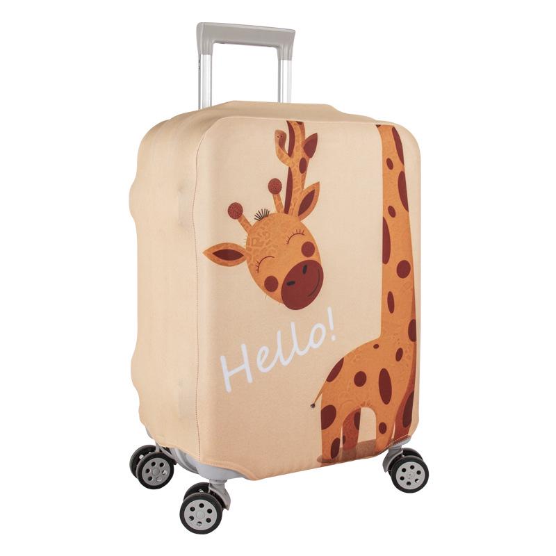 Benutzerdefinbarer Elastischer Verdickter Reisekoffer Schutzbezug mit Bilddruck