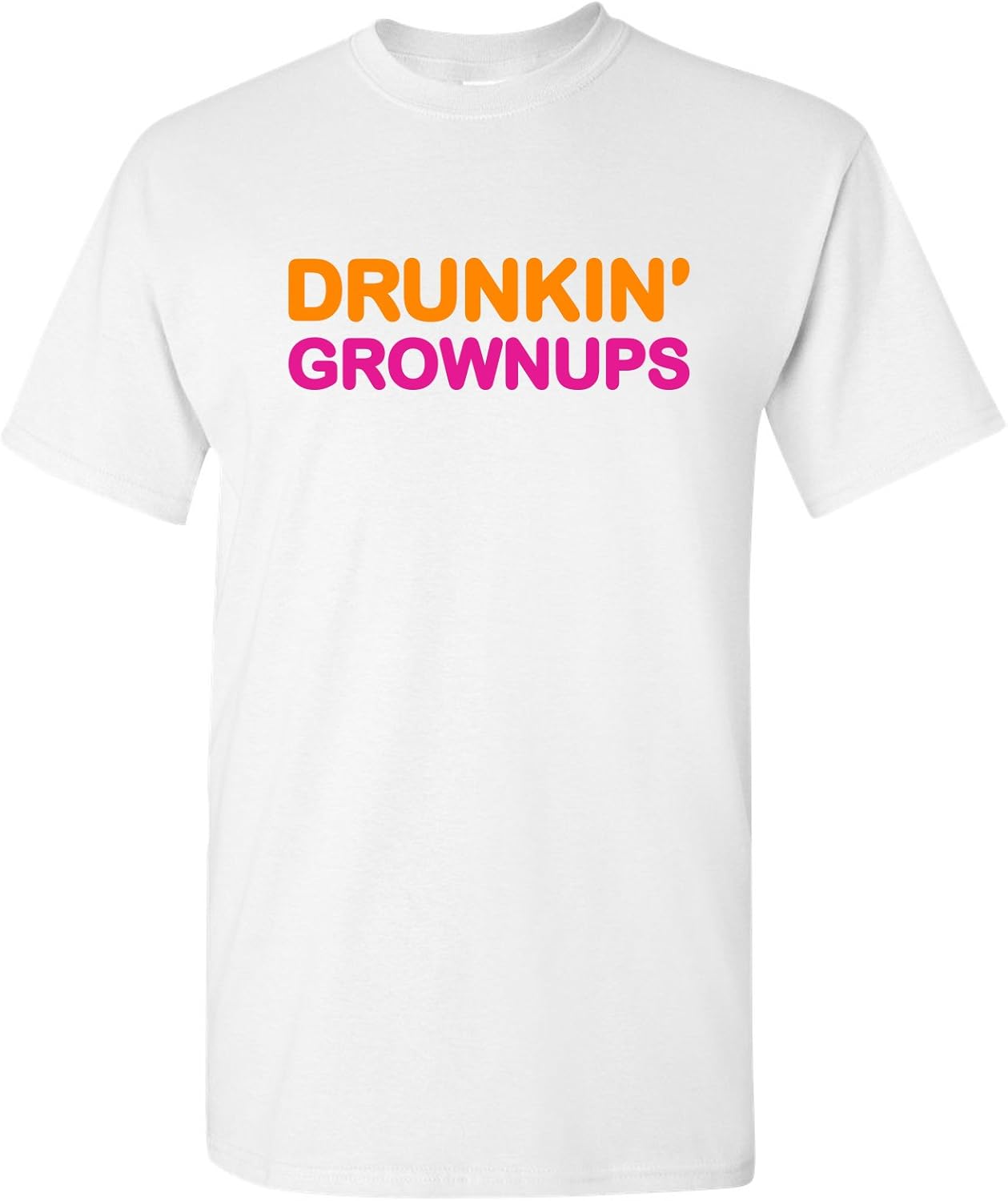 

Drunkin Grownups - Funny Parody Donut Drinking Party T Shirt 5XL різнокольоровий