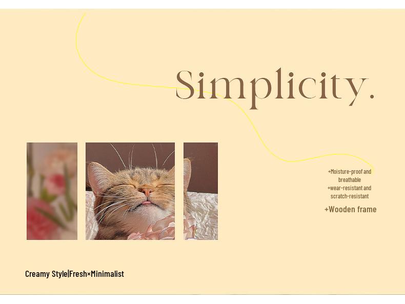 Wooden Cat Recliner: Scratch-Resistant Hammock with Sisal Scratch Pad