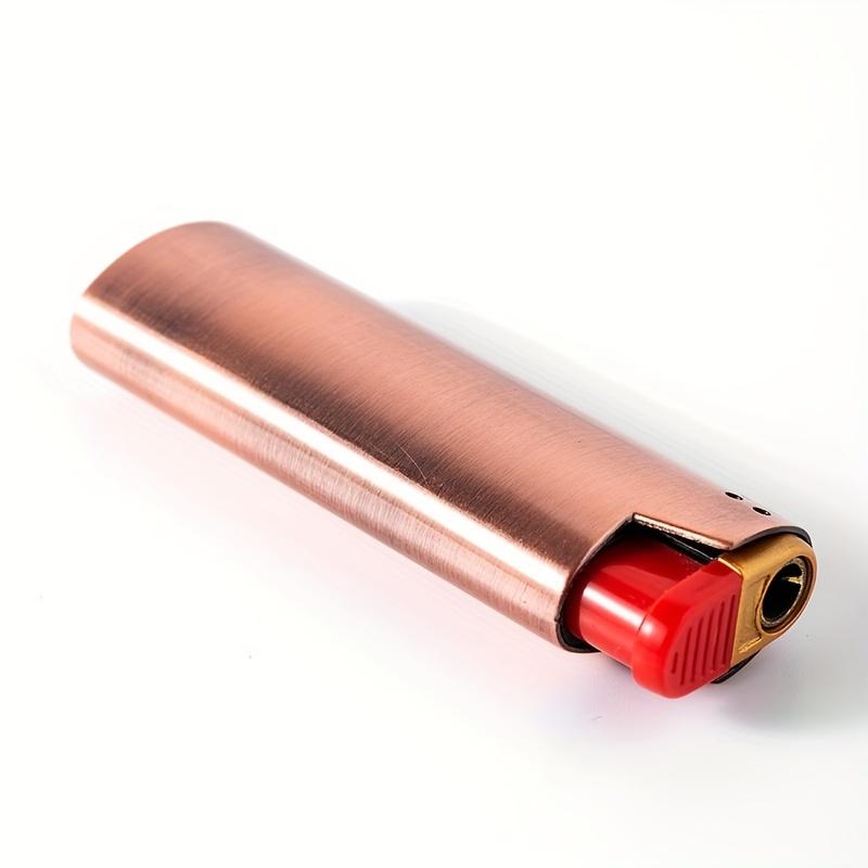 1 Stylish Metal Lighter Case, Compatible with BIC J6 Full Size Lighter - Stylish and Durable Lighter Case