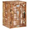Nightstand Brown 35 X 33 X 48 Cm Solid Wood Reclaimed Wood