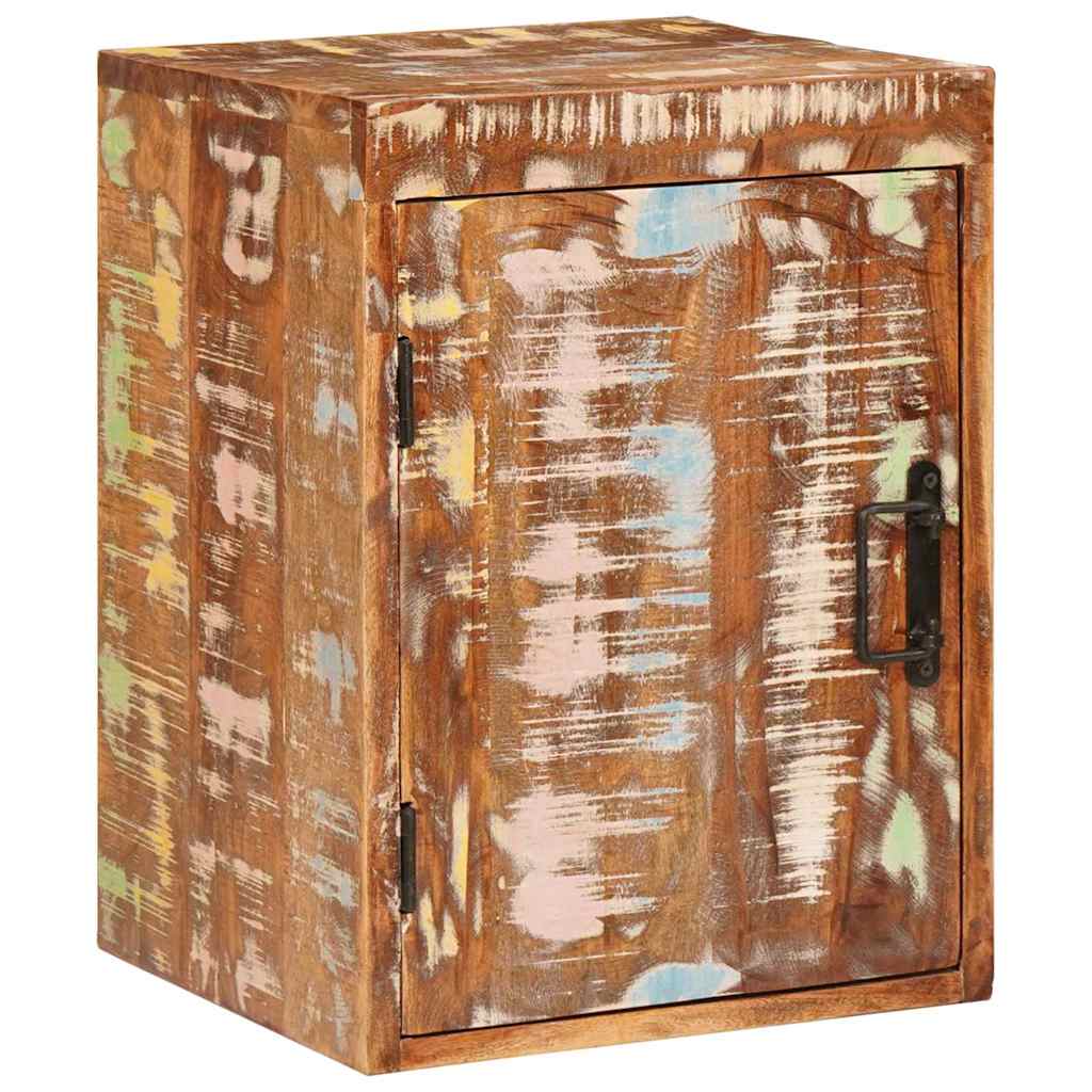 Nightstand Brown 35 X 33 X 48 Cm Solid Wood Reclaimed Wood
