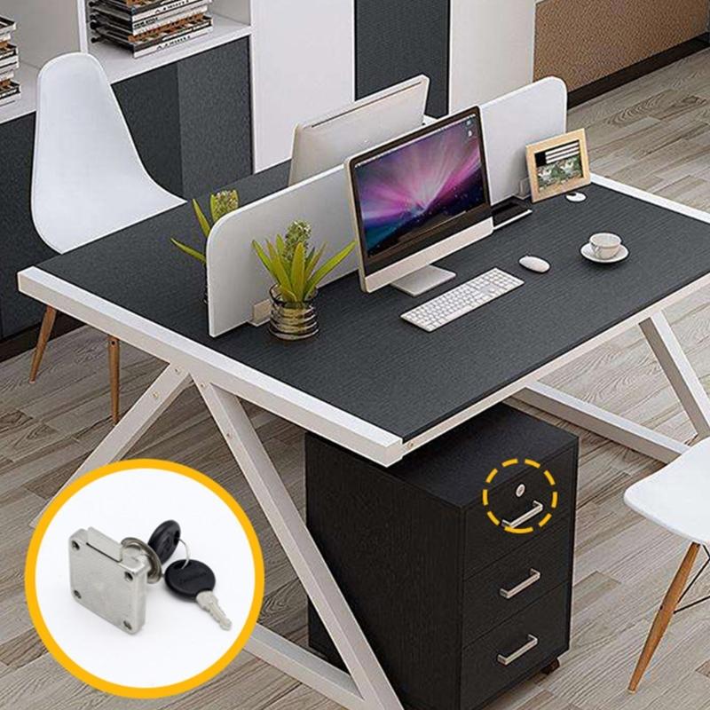 4set Drawer Cams Lock Security Cabinet Lock with Key Furniture Cupboard Replacement Lock for Office Desk Letter Box