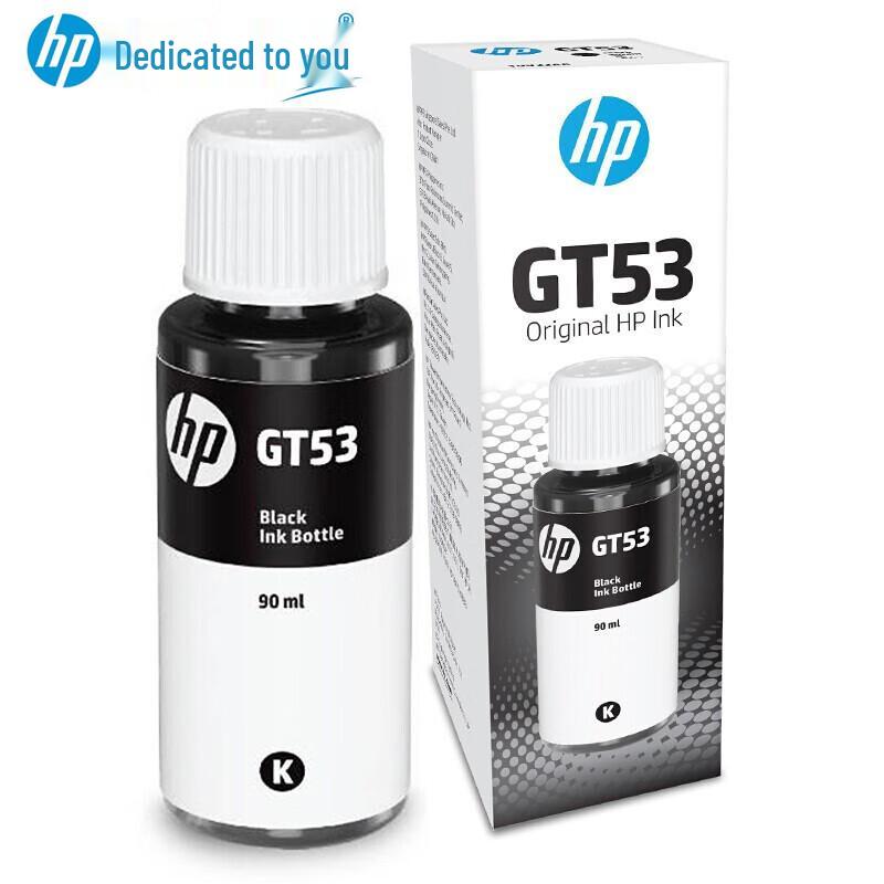HP Original GT53/GT53XL Series Black Pigment Ink