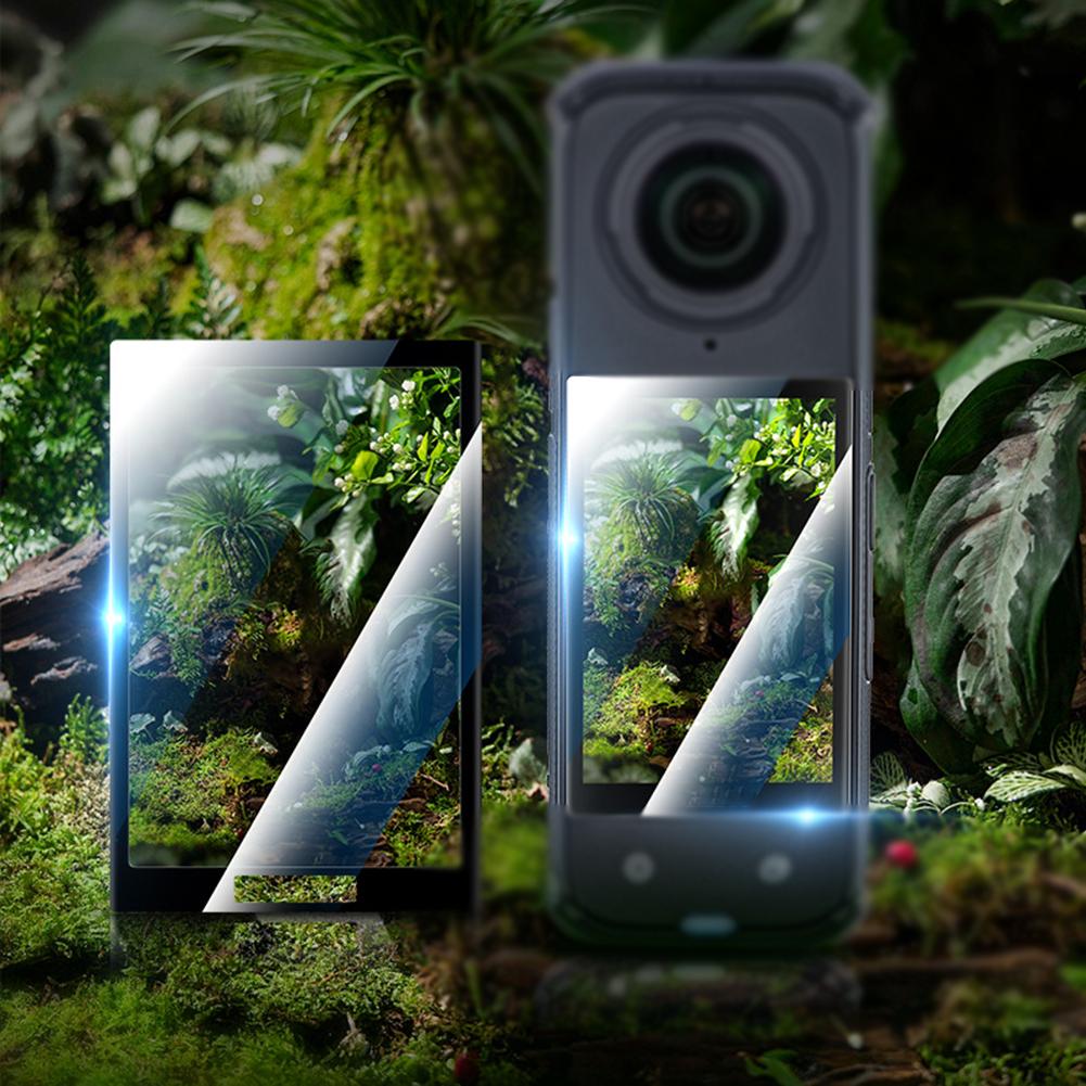 For Insta360 X5 Tempered Glass Screen Protector - HD, Explosion-Proof Two-Piece Sports & Action Video Cameras Accessories