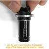 NICECNC Black Rock Slider Mounting Hardware Bolt Screw Nut 6PCS Rock Slider Screws Mounting Kit Compatible with Polaris RZR 1000 XP 1000 2015 2016