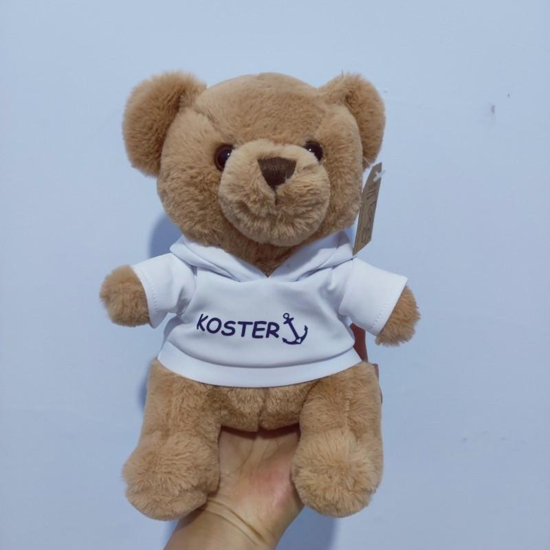 Doll Clothes Bear Doll Plush Toy Logo-printable Sweater Teddy Bear Doll Company Corporate Gifts