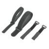Black Multi-Spec Non-Slip Magic Tape Cable Ties - Data Cable Organizer with Buckle