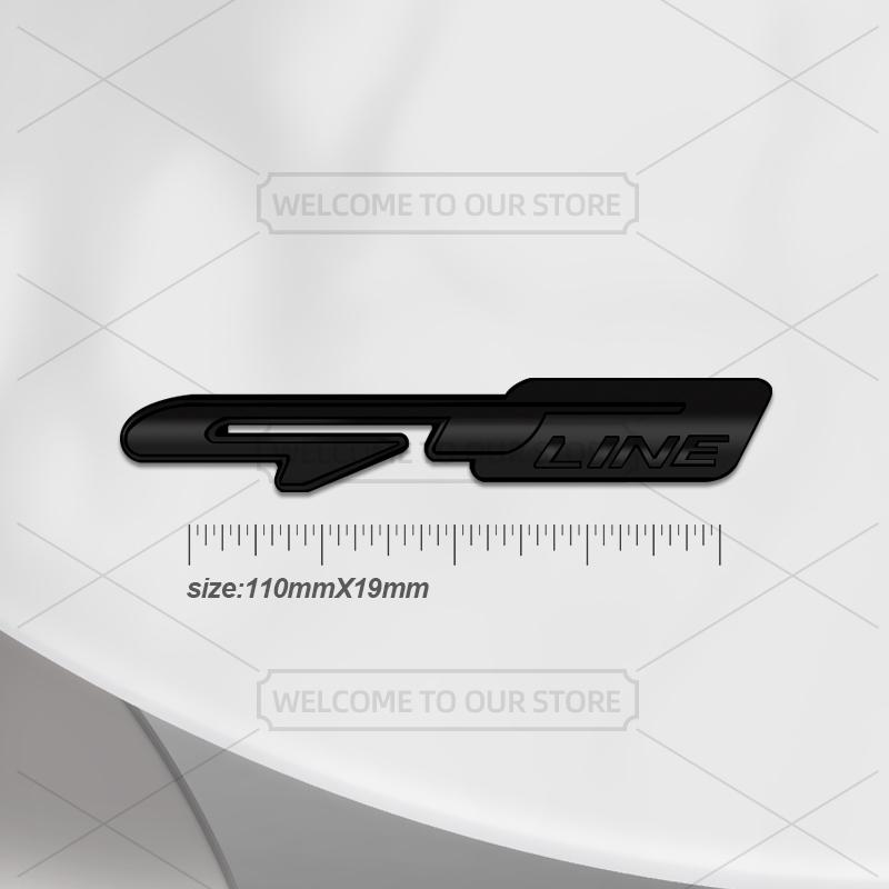 Auto 3D Metall GT Line Karosserieemblem Kühlergrill Abzeichen Aufkleber Auto Heckaufkleber Für Kia Stonic Stinger ProCeed Seltos Sorento Picanto K5