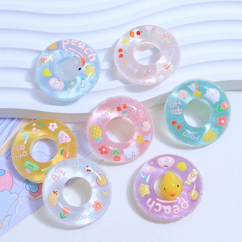 Διαφανής Πάγος Γλυκός Σωσίβιο Κολύμβησης DIY Κρέμα Κόλλα Θήκη Κινητού, Αξεσουάρ Κεφαλής, Φουρκέτα & Κοσμήματα Ρητίνης