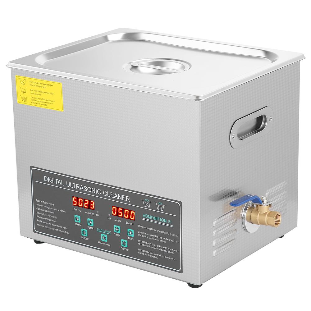 10L Double Frequency Digital Stainless Steel Ultrasonic Cleaner Cleaning Machine