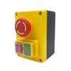 High Current Push Button Switches 250V 16A 5 Pin Connector Heavy Duty Emergency Stop Push Button for Workshop Equipment