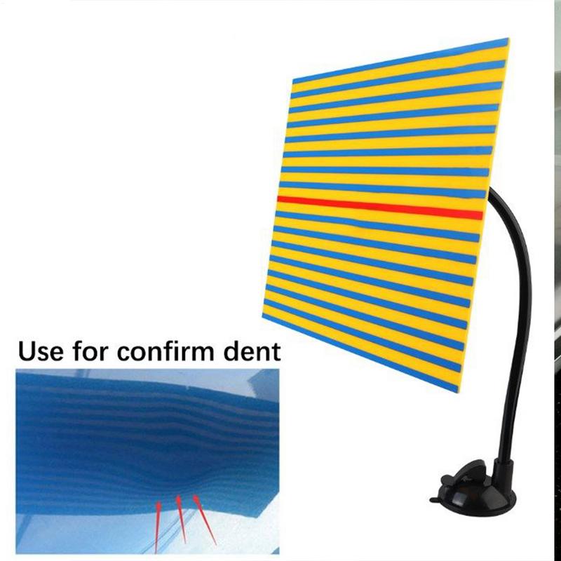 Dent Reflector Board Car Striped Dent Removal Tool Precision Time-Saving Striped Panel Portable Auto Repair Tools For Used