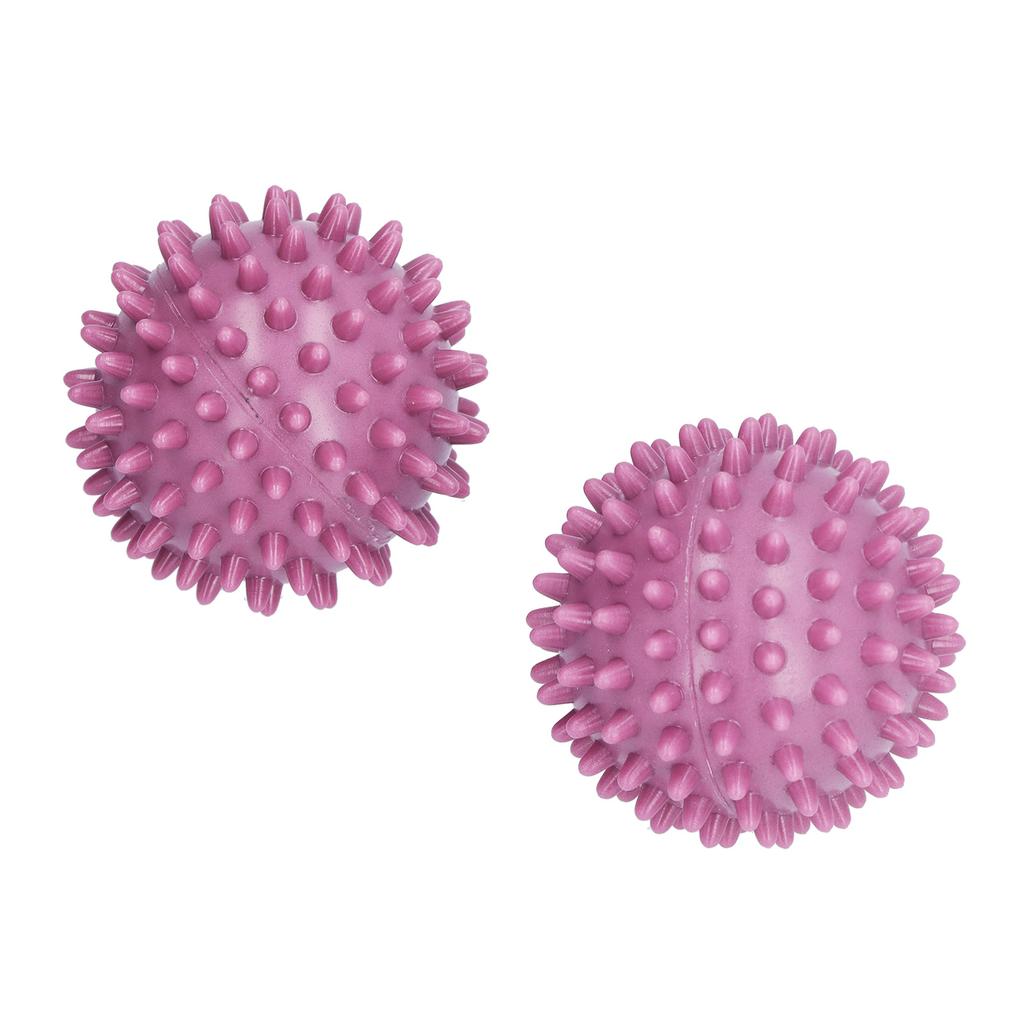 2PCS PVC Clothes Washing Ball Reusable Laundry Washing Drying Fabric Softener Ball