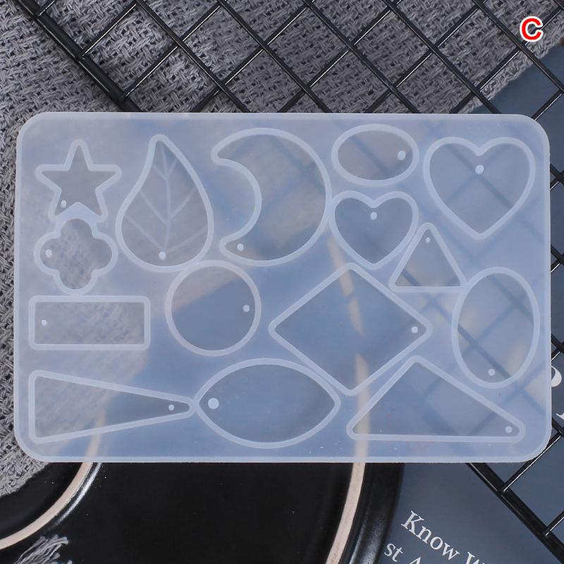 Silicon Earring Necklace Pendant Resin Mold Diy Making Jewelry Epoxy Mould Craft