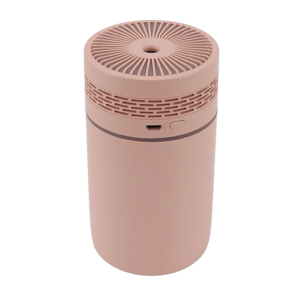Colorful Humidifier USB Power Night Light Humidifier Mini Desktop Car Humidifier for Bedroom Office Pink