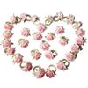30 Pieces Rose Napkin Holder Floral Flower Elegant for Hosts,