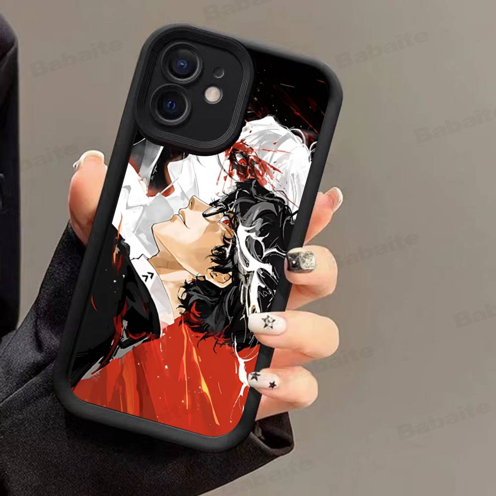1pc Classic P-PersonaS Video Game Phone Case For IPhone 17 16 15 14 13 12 11 Pro Max Mini Plus Soft TPU Back Cover