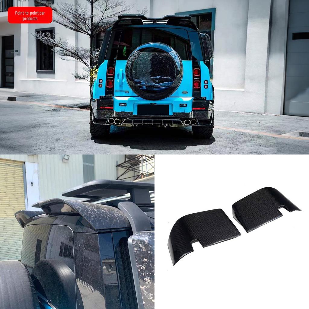Land Rover Defender Carbon Fiber Rear Spoiler - Chelsea, Tiger Fang, KN Styles