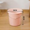 ZISIZ Large Household Plastic Water Bucket with Lid