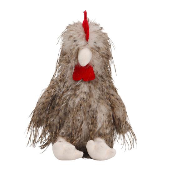 Sitting Hen Plush Toy Realistic Cute Stuffed Chicken Soft Stuffed Animal Home Decor Gift