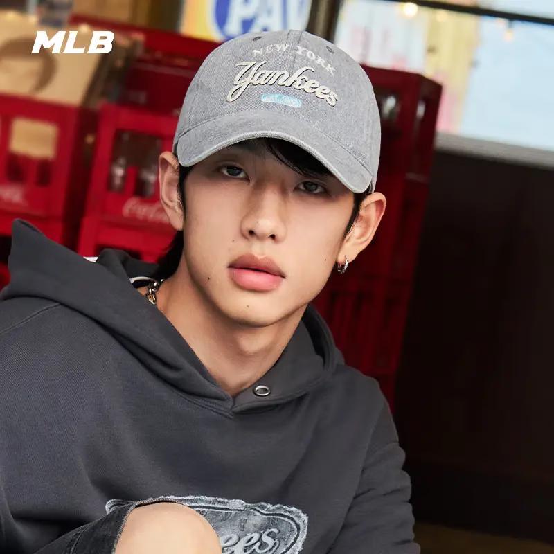 Унисекс ретро бейсболка MLB с вышивкой One Size