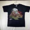 Vintage Native American Painted Horses T-shirt Volwassen Medium Dik Gebreid Katoen 97 Unisex T-shirt