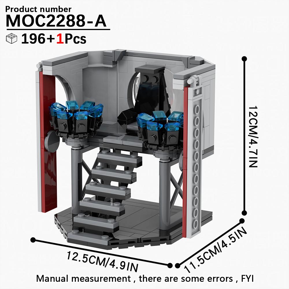 MOOXI Hvězdné války Bojový tank Model Cihličky DIY Dioráma Dospělí Děti Hračky Stavebnice Montessori Dárky Pokojová dekorace