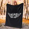 T1 Flannel Blanket Soft All-Season Throw, Design for Camping, Car Travel, Hiking Sofa, Bed, Office Perfect Gift for Parties