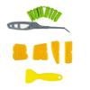 15Piece Sealant Application Tool Set Reusable Silicone Scrapers For Narrow Space Bathroom Kitchen Renovations