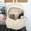School bag Korean version ins high value backpack early high birth girl casual simple commute versatile large capacity