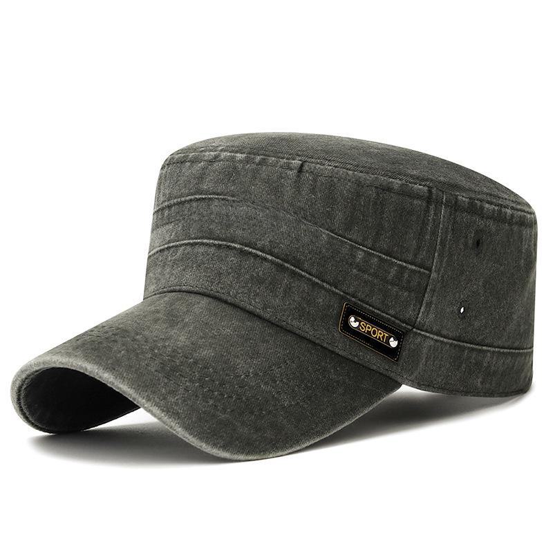 Unisex Washed Cotton Duckbill Cap - Outdoor Leisure Sunshade Hat for Spring & Autumn
