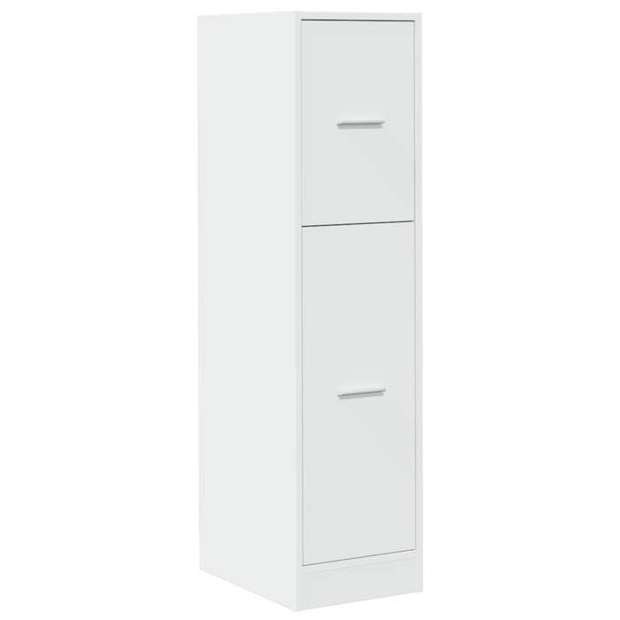 VidaXL Armoire d'apothicaire blanc 30x41x118 cm bois d'ingénierie, coffre d'apothicaire, meuble d'apothicaire, coffre à 855160