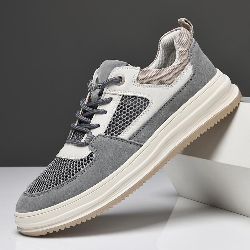 British Style Genuine Leather Men Casual Shoes Loafers Comfortable Moccasins Men Flats Shoes Breatbable Men Sneakers