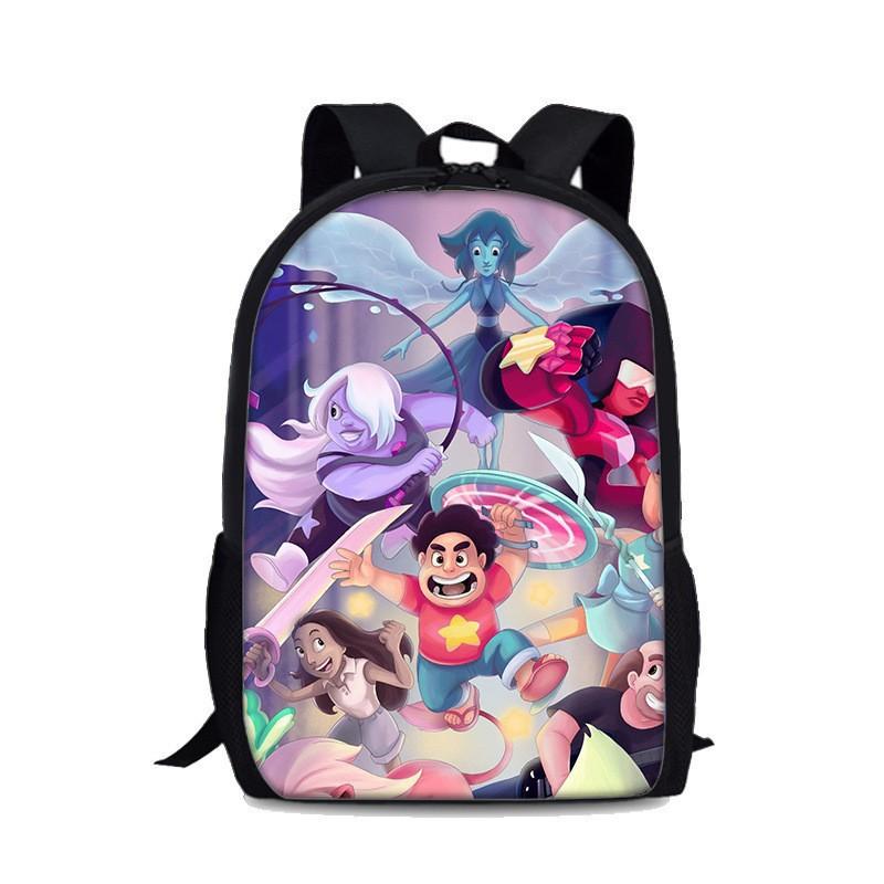Steven Universe Cartoon Anime Basis- en Middelbare School Student Rugzak