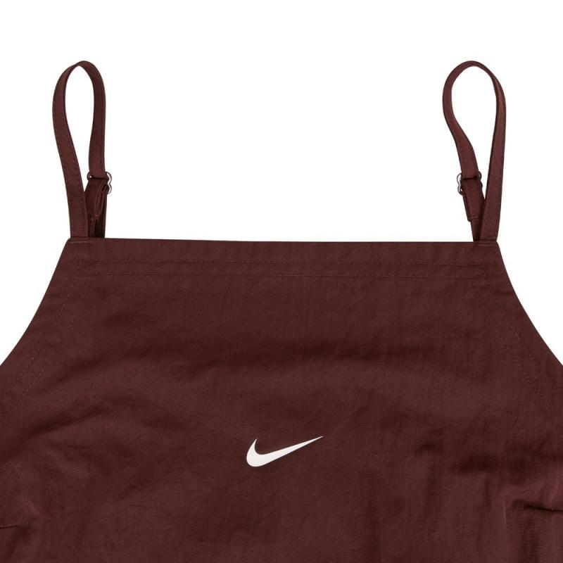 Nike As W Nsw Wvn Cami Brand Logo Solid Color Simple Comfortable Slip Dress Women dresses IH3909-652