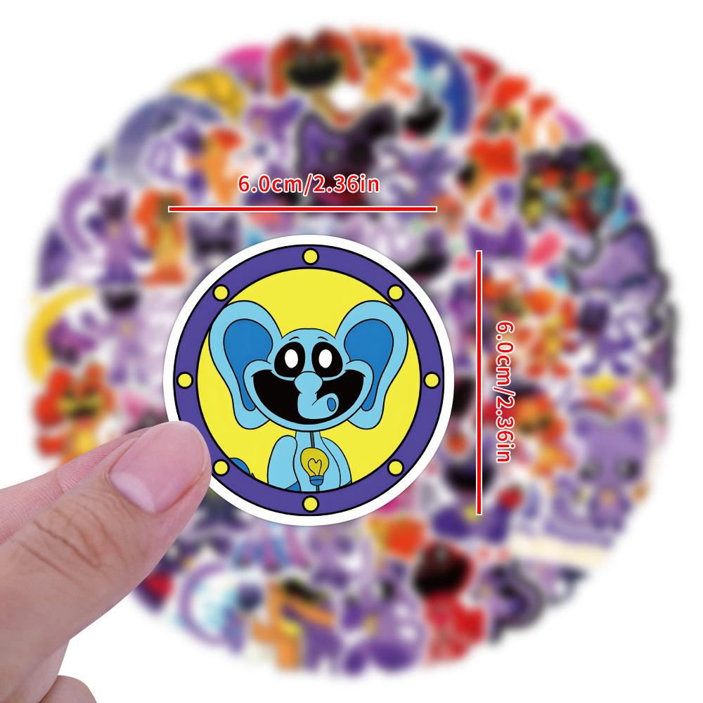 110 New Smilling Critters Graffiti Stickers Decorative Skateboard Suitcase Stickers