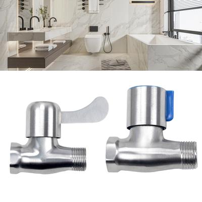 Sturdy Stainless Steel Shower Valves Diverters Bathroom Faucet Water Mixers for Sink Heaters and Sprayers Nozzle