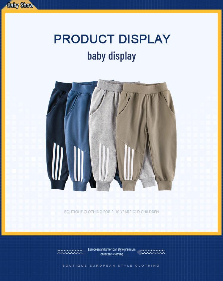 Pojkars barnbyxor i koreansk stil - 2024 Vår/Höstkollektion