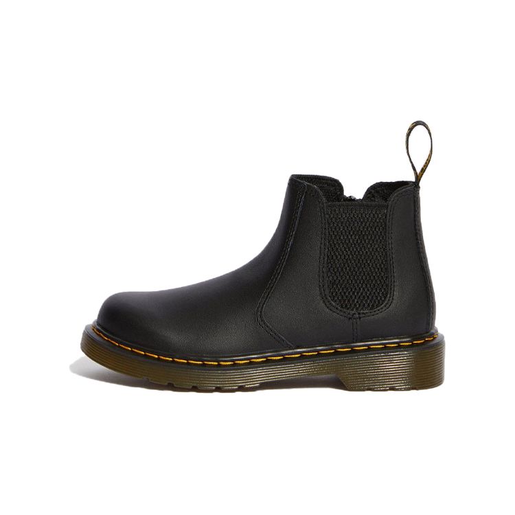 Dr. Martens Kids' 2976 J Softy T Leather Chelsea Boots Black 16708001