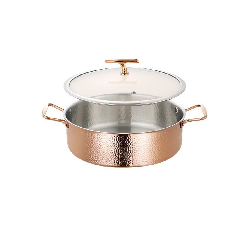 ZISIZ Commercial Stainless Steel Hotpot/Soup Pot