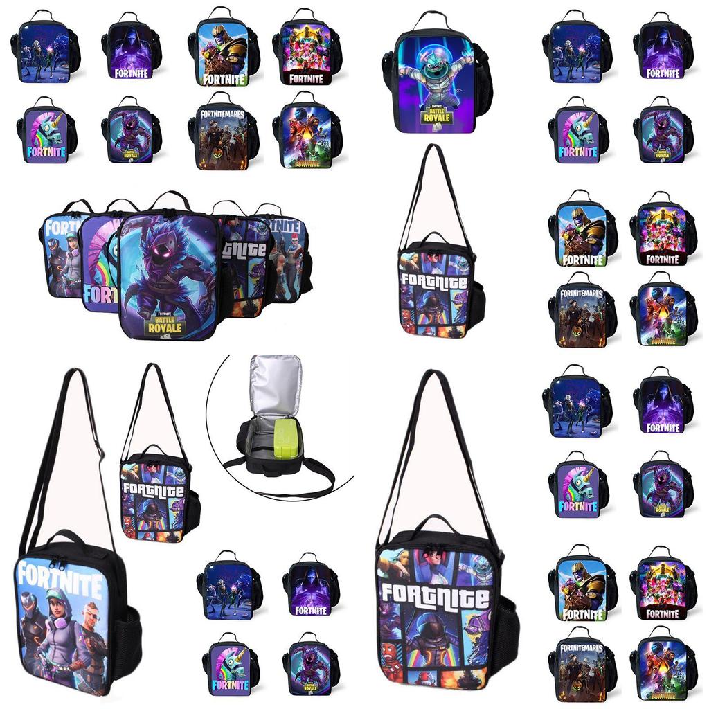 Fortnite Battle Royale Snack Bags Pack Your Lunch In Style With This Large Capacity And Durable Lunch Box